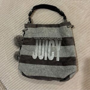 y2k velvet juicy couture bag